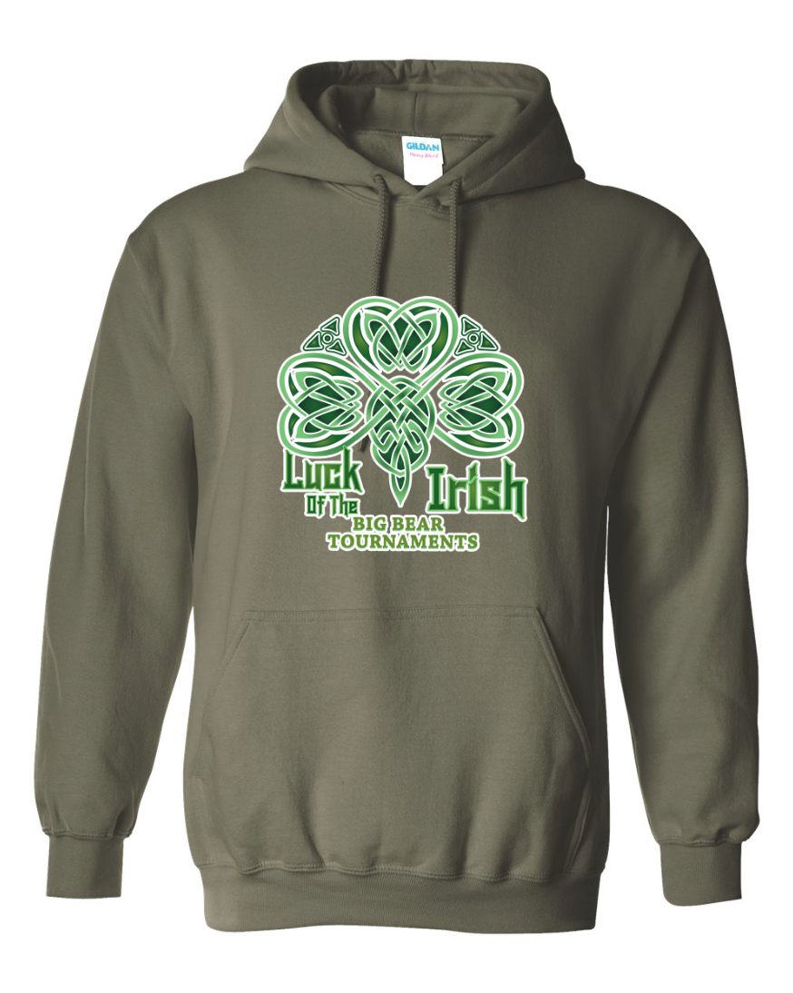 Luck of the Irish Cotton Hoddie Logo 3