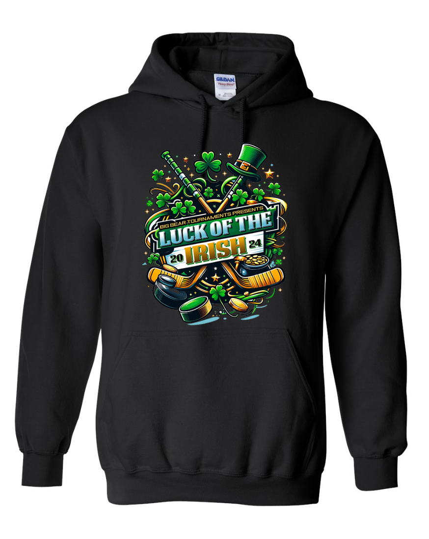 Luck of the Irish Cotton Hoddie Logo 2