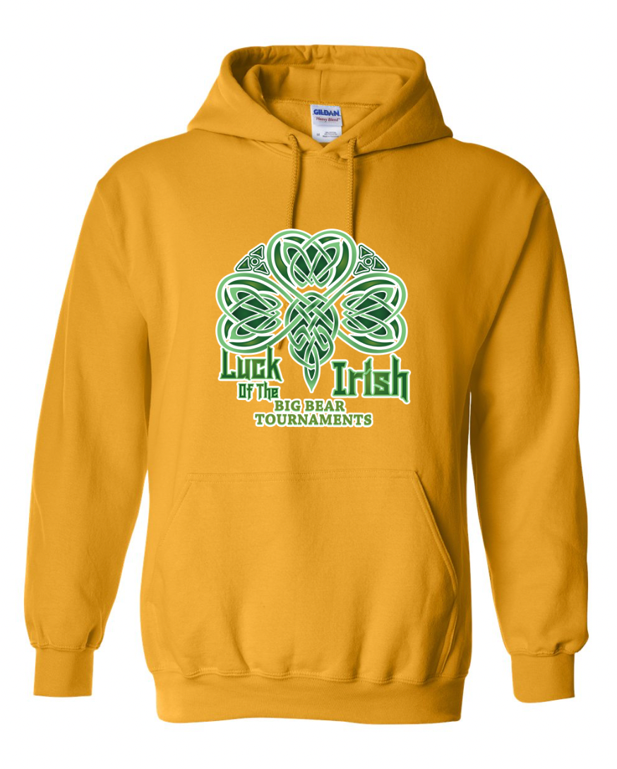 Luck of the Irish Cotton Hoddie Logo 3