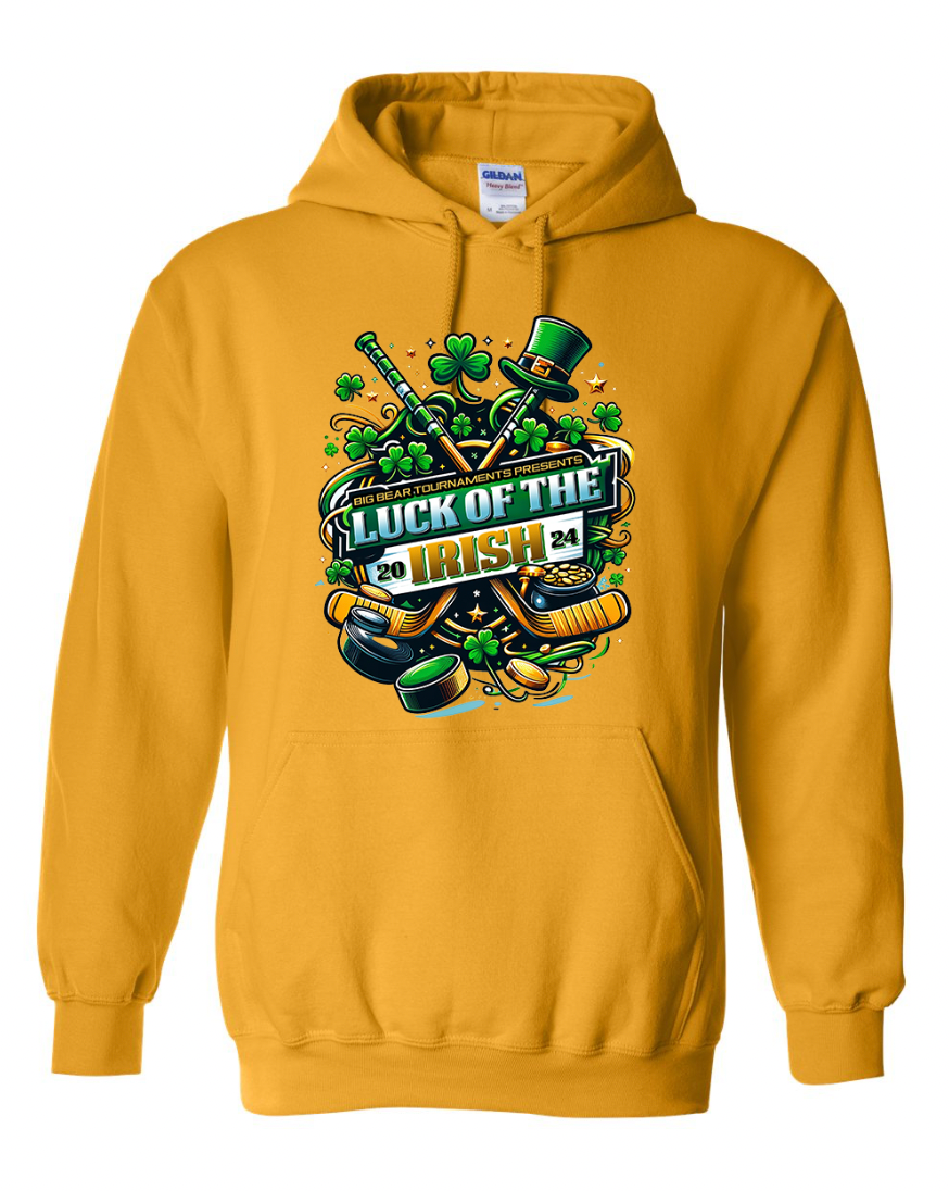 Luck of the Irish Cotton Hoddie Logo 2