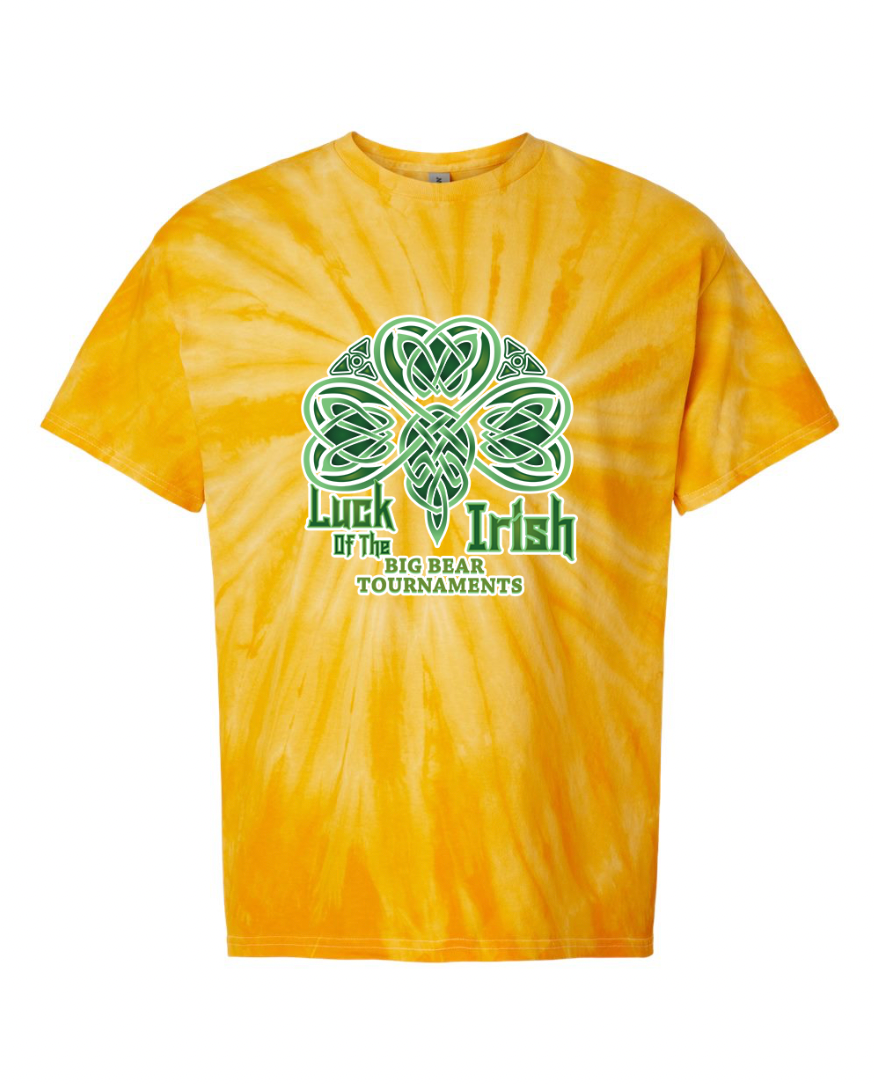 Luck of the Irish Tie Dye T-Shirt Logo 3