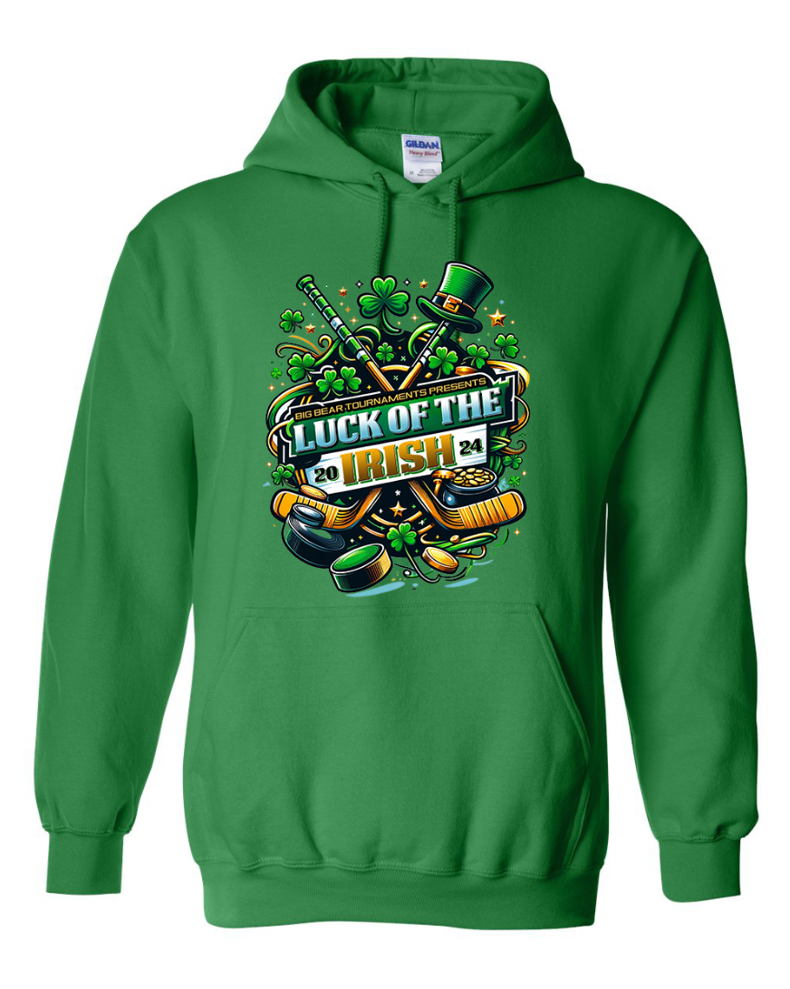 Luck of the Irish Cotton Hoddie Logo 2