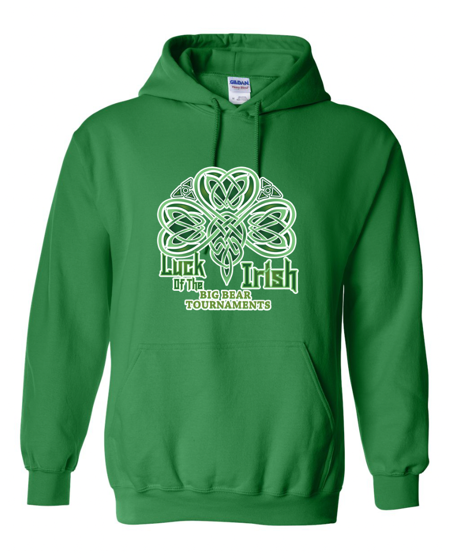 Luck of the Irish Cotton Hoddie Logo 3