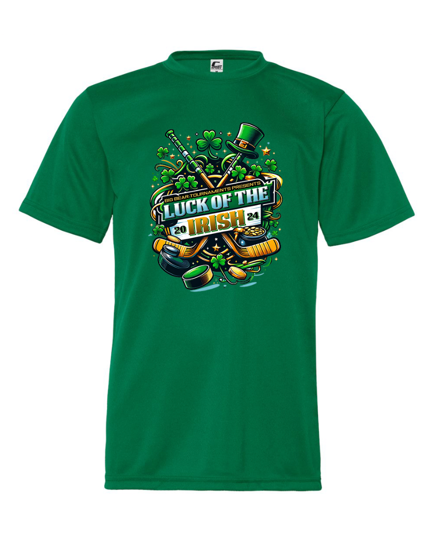 Luck of the Irish DriFit T-Shirt Logo 2