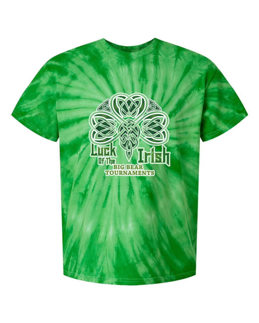 Luck of the Irish Tie Dye T-Shirt Logo 3