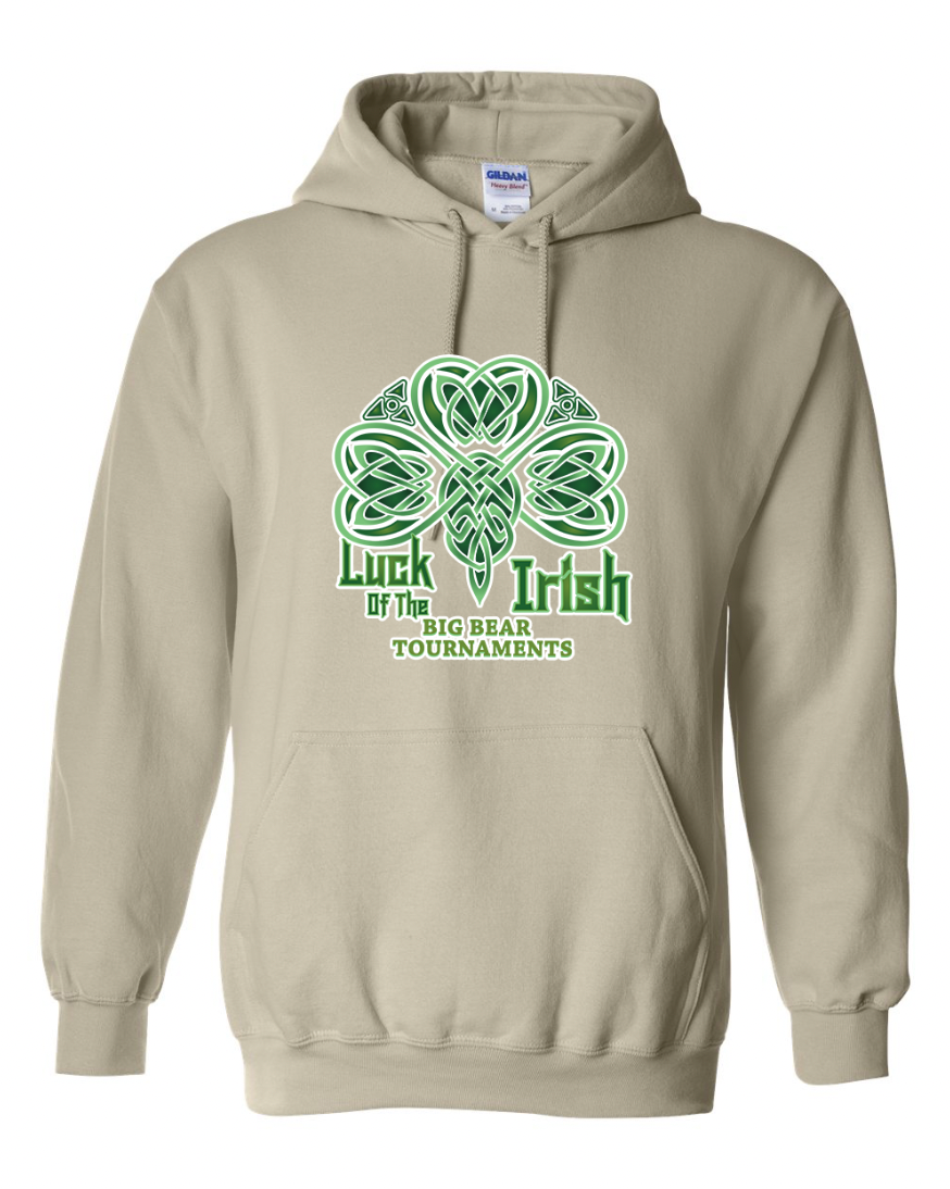 Luck of the Irish Cotton Hoddie Logo 3