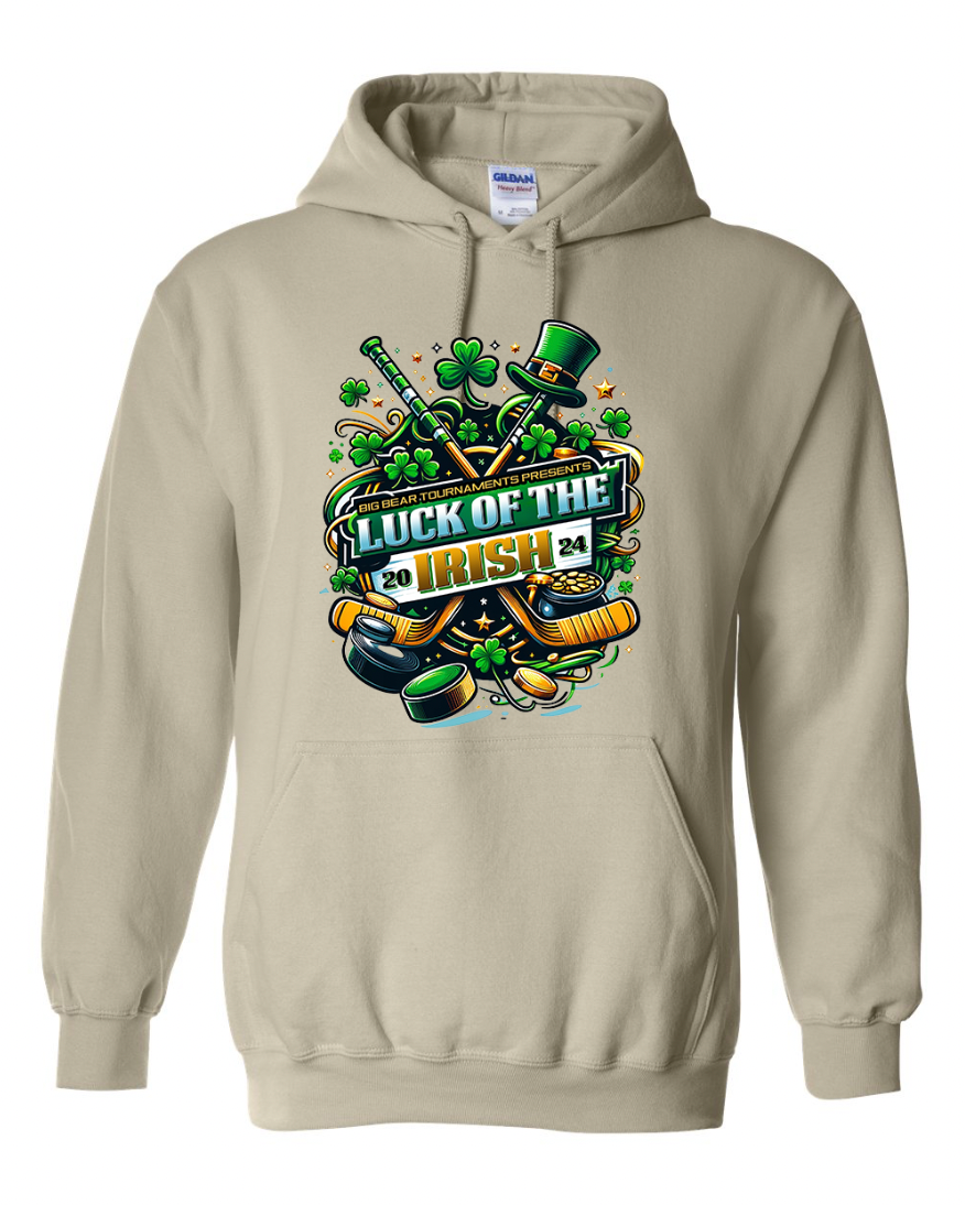 Luck of the Irish Cotton Hoddie Logo 2