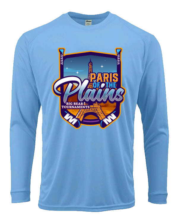 Paris of the Plains DriFit Long Sleeve Shirt